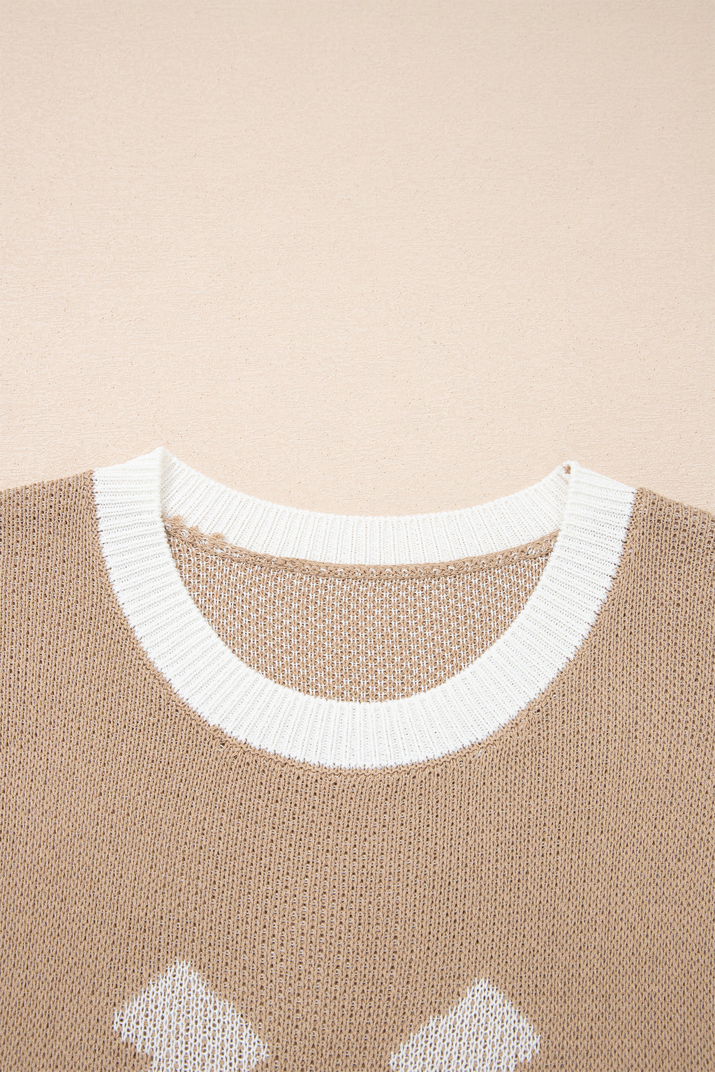 Horse Shoe Short Sleeve Sweater