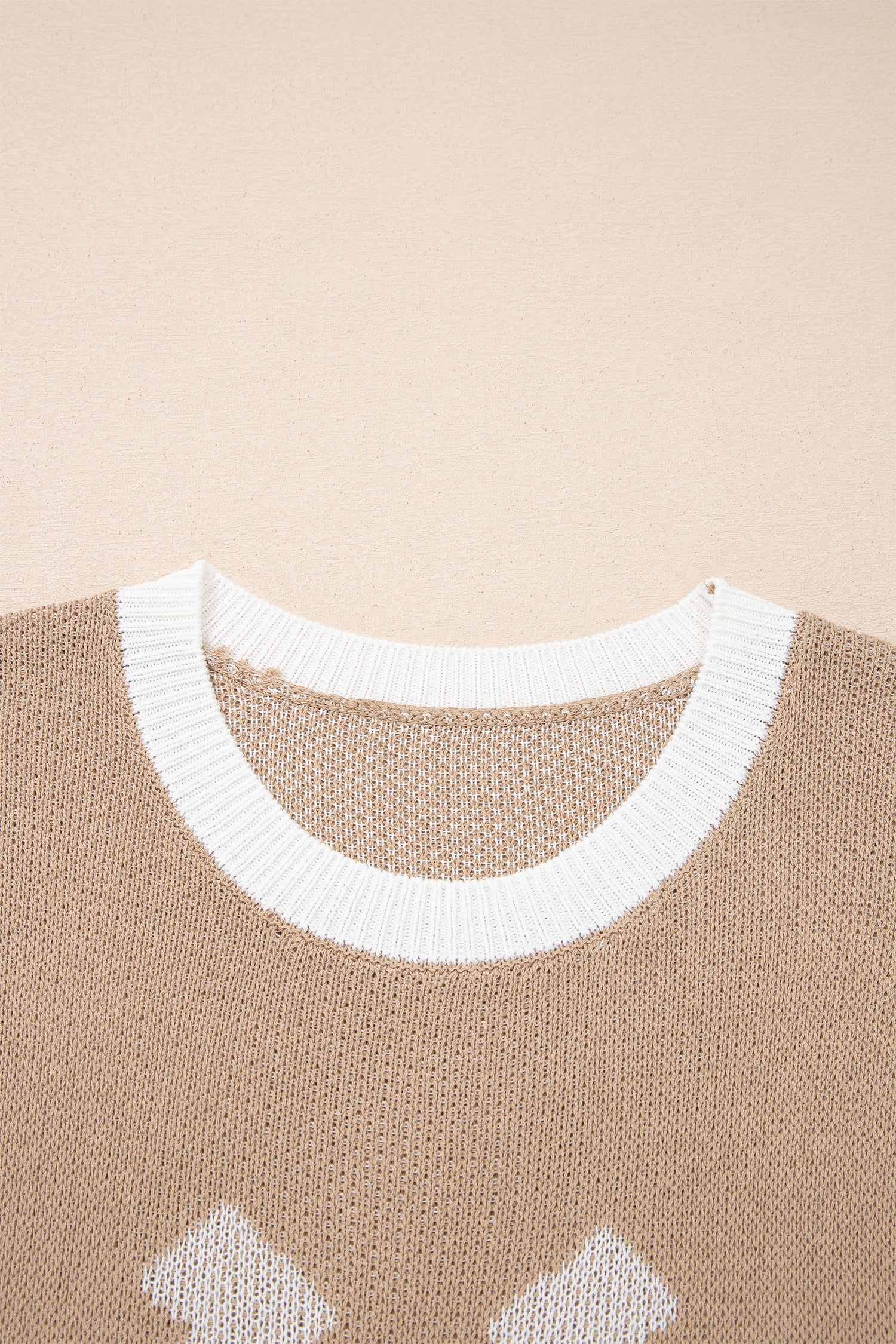 Horse Shoe Short Sleeve Sweater